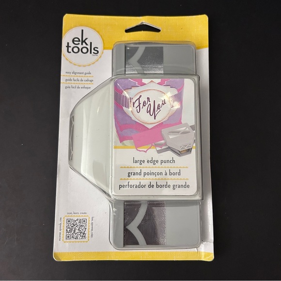 EK Tools LARGE Edge Punch - Point Arch Pattern - Picture 4 of 7